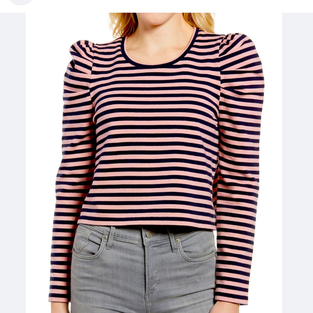 NWOT Rebecca Minkoff Talia striped top. Medium.
